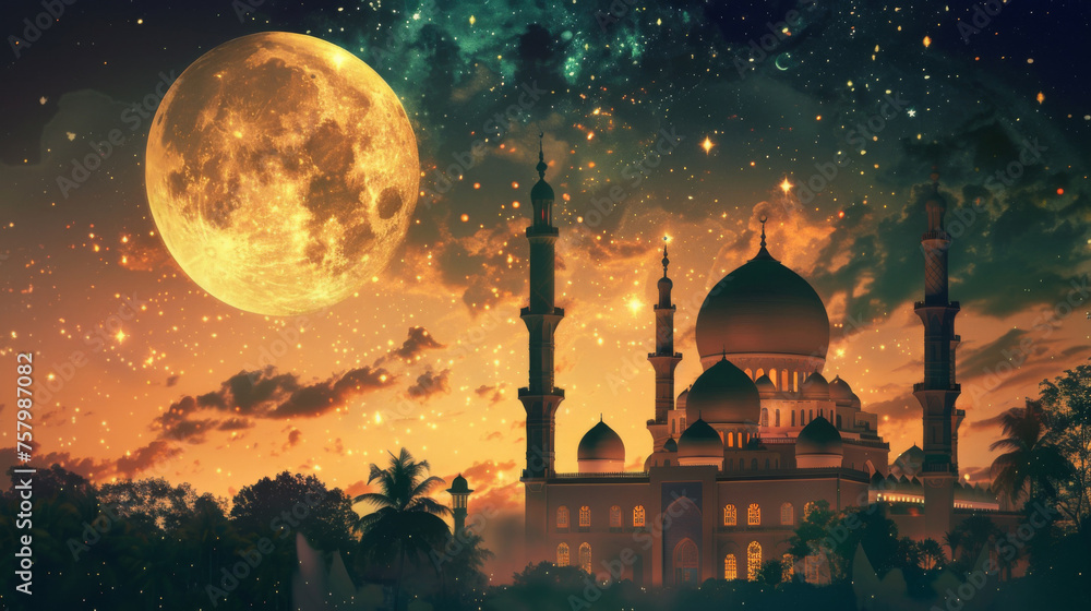 Background for Ramadan and religious occasions - obrazy, fototapety, plakaty 