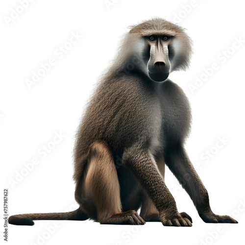 Baboon Transparent Background: Premium Quality PNG for Digital Artwork - Baboon PNG, Monkey PNG Image - Baboon Transperent Background
 photo