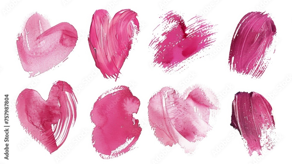 Collection of artistic vector illustration of heart Collection of artistic vector illustration of heart