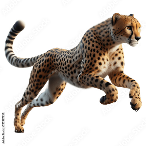 Majestic Running Cheetah PNG: Graceful Feline Illustration Perfect for Design Projects - Running Cheetah PNG, Running Cheetah Transparent Background - Running Cheetah PNG Image
