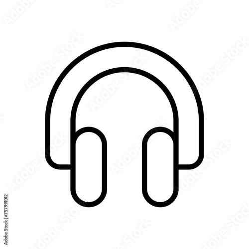 earphone icon symbol vector template 