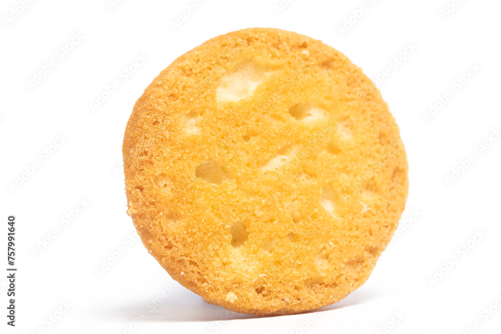 Danish butter cookies the style cookie back view isolated on white background clipping path Danish butter cookies the style cookie back view isolated on white background clipping path