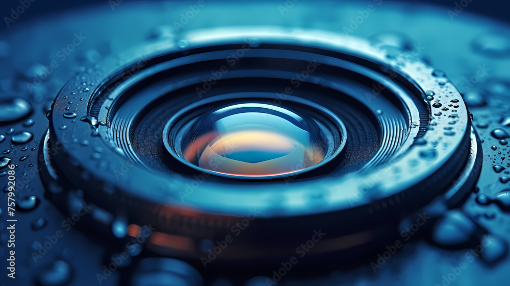 Close-up of camera lens capturing details Close-up of camera lens capturing details