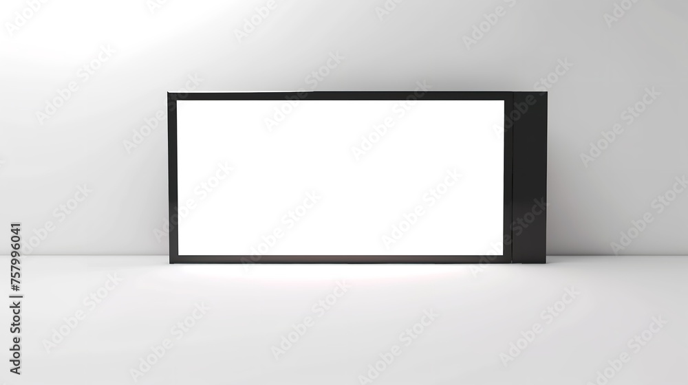 Projection Screen Isolated on White Background Projection Screen Isolated on White Background