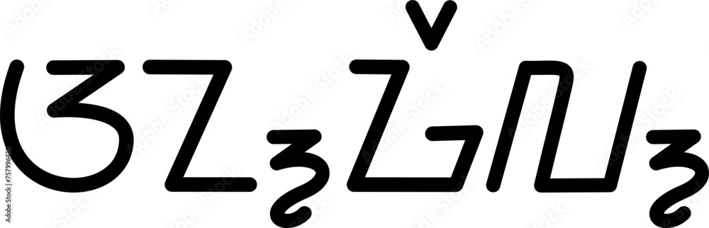 Illustration vector graphic of the name Angel, sundanese script, unique font. Great for printing on your personal items Illustration vector graphic of the name Angel, sundanese script, unique font. Great for printing on your personal items