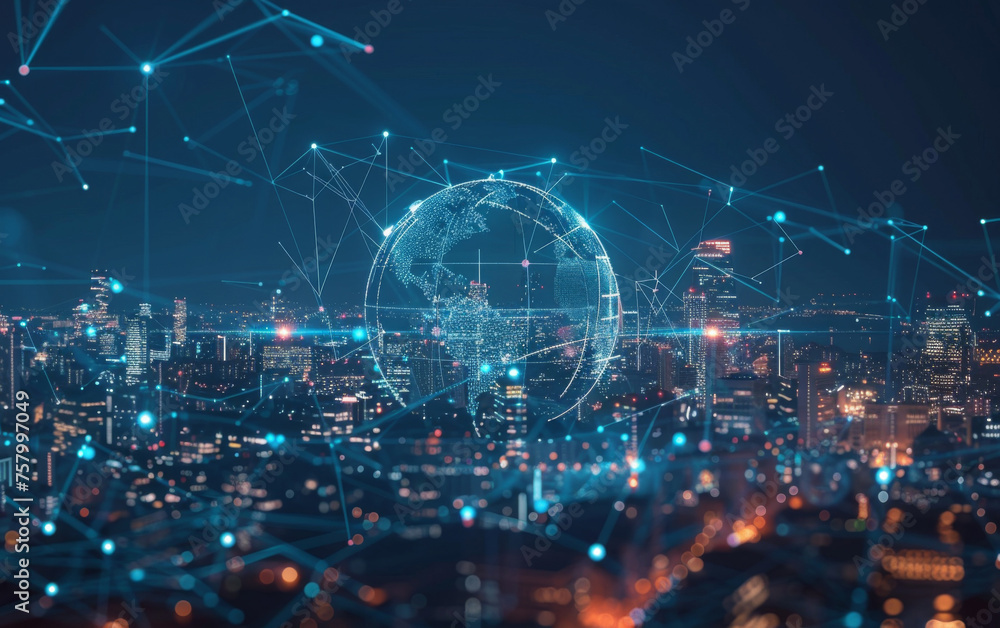 Global business internet network connection iot internet of things business intelligence concept Global business internet network connection iot internet of things business intelligence concept