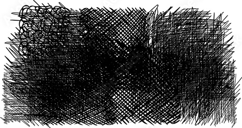 Vektor Design Element handgezeichnet - Gekritzelte Linien und Texturen Muster - Hintergrund