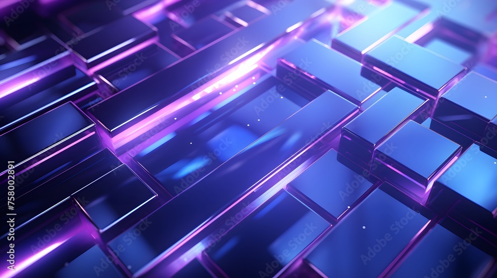 3d rendering of purple and blue abstract geometric background. Scene for advertising, technology, showcase, banner, game, sport, cosmetic, business, metaverse. Sci-Fi Illustration. Product display 3d rendering of purple and blue abstract geometric background. Scene for advertising, technology, showcase, banner, game, sport, cosmetic, business, metaverse. Sci-Fi Illustration. Product display