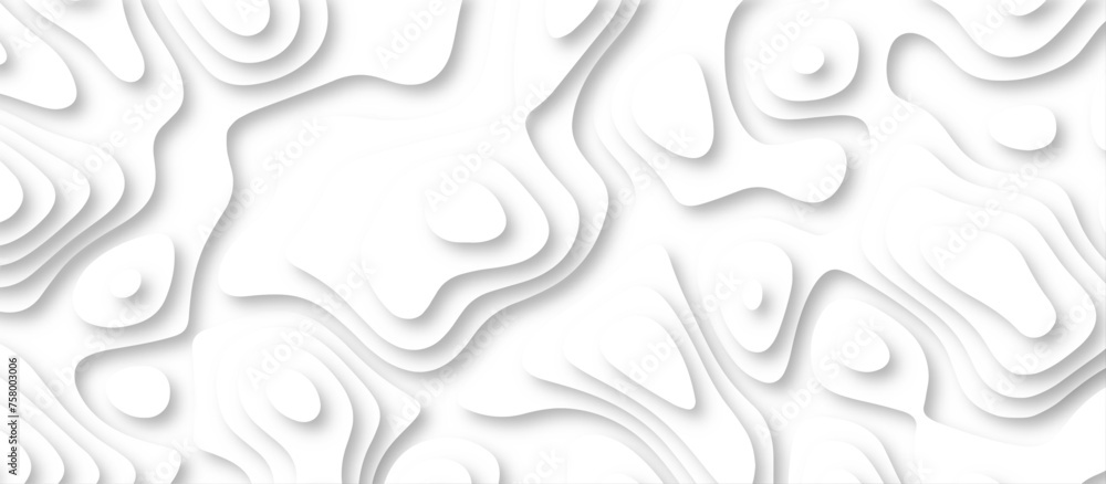 3d render, abstract white paper background. Paper cut vector art background banner texture. multi layer cutout geometric pattern on vector, Abstract soft white background with waves. 3d render, abstract white paper background. Paper cut vector art background banner texture. multi layer cutout geometric pattern on vector, Abstract soft white background with waves.