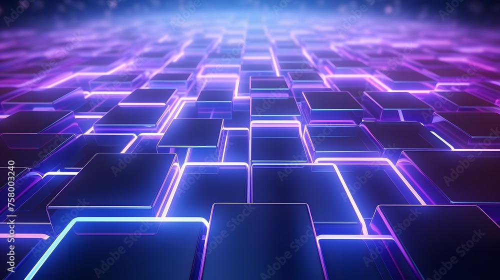 3d rendering of purple and blue abstract geometric background. Scene for advertising, technology, showcase, banner, game, sport, cosmetic, business, metaverse. Sci-Fi Illustration. Product display 3d rendering of purple and blue abstract geometric background. Scene for advertising, technology, showcase, banner, game, sport, cosmetic, business, metaverse. Sci-Fi Illustration. Product display