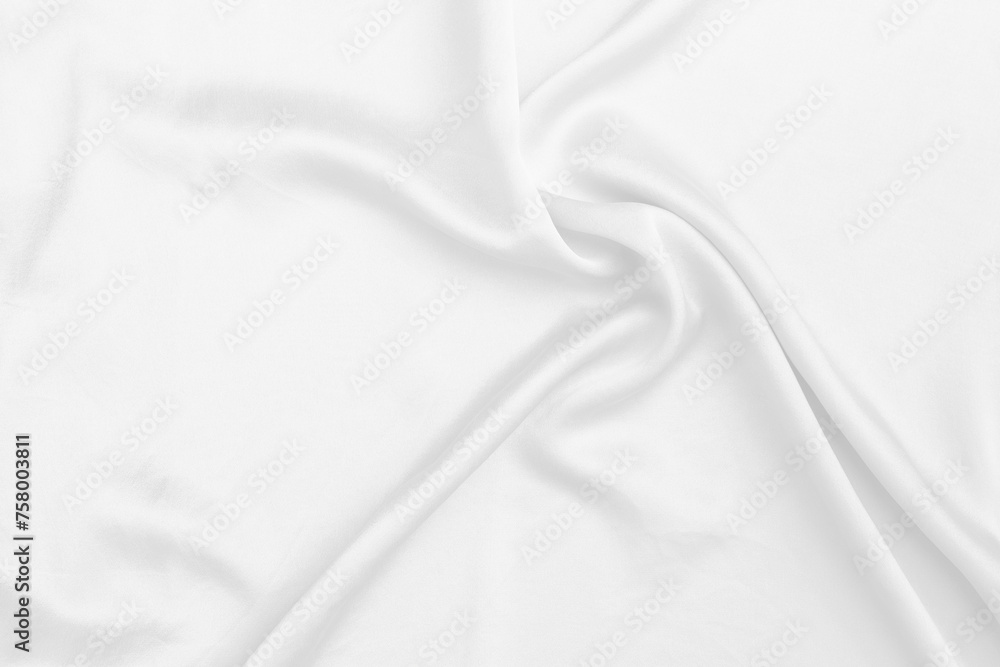 Abstract white fabric texture background, blank white fabric background