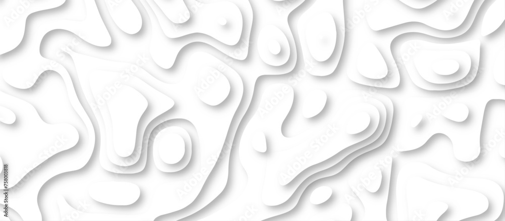 3d render, abstract white paper background. Paper cut vector art background banner texture. multi layer cutout geometric pattern on vector, Abstract soft white background with waves. 3d render, abstract white paper background. Paper cut vector art background banner texture. multi layer cutout geometric pattern on vector, Abstract soft white background with waves.
