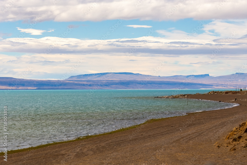 Lake landscape in Santa Cruz province in Calafate Argentina Lake landscape in Santa Cruz province in Calafate Argentina