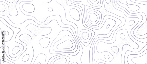 Abstract blue topography vector background. Topographic map. Geographic mountain relief. counter map wavy line paper textrue. grid curve line abstract vector illustration .