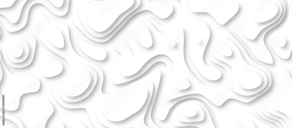 3d render, abstract white paper background. Paper cut vector art background banner texture. multi layer cutout geometric pattern on vector, Abstract soft white background with waves. 3d render, abstract white paper background. Paper cut vector art background banner texture. multi layer cutout geometric pattern on vector, Abstract soft white background with waves.
