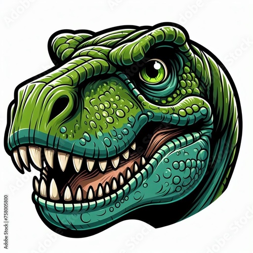 green dragon head Face Icon © 호진 임