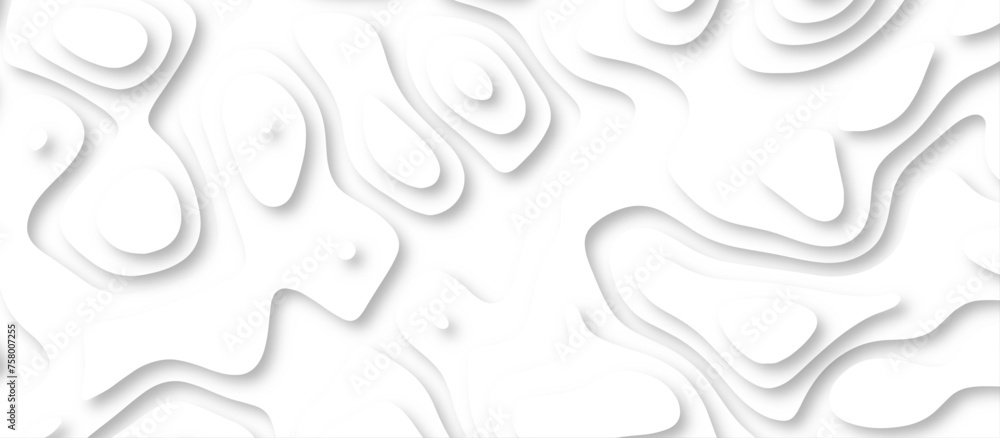 3d render, abstract white paper background. Paper cut vector art background banner texture. multi layer cutout geometric pattern on vector, Abstract soft white background with waves. 3d render, abstract white paper background. Paper cut vector art background banner texture. multi layer cutout geometric pattern on vector, Abstract soft white background with waves.