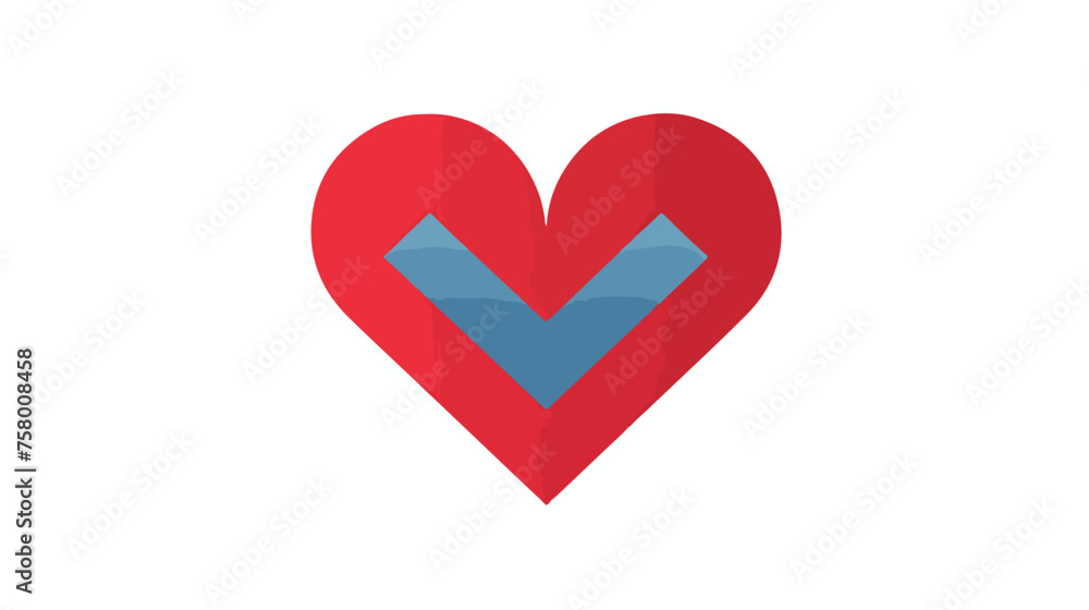 icon of a heart with a pulse line
