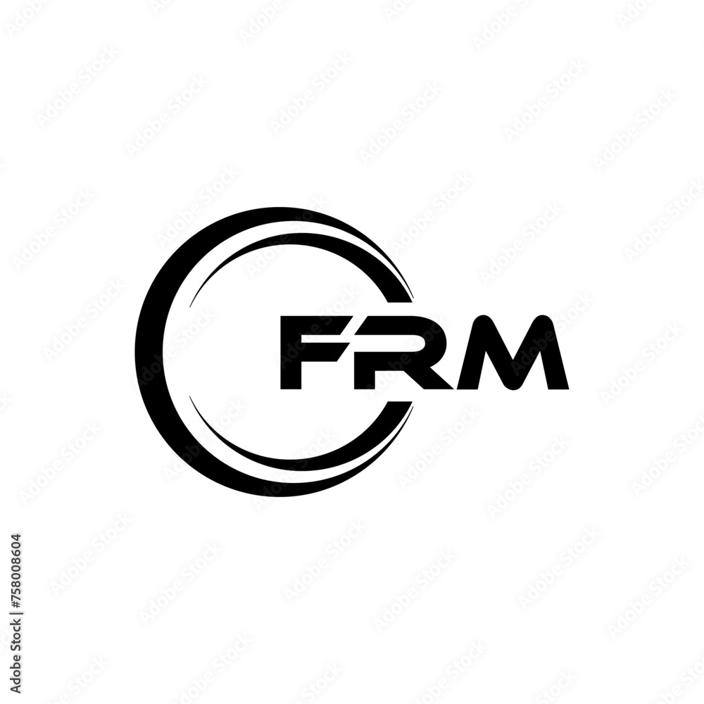 FRM letter logo design in illustration. Vector logo, calligraphy designs for logo, Poster, Invitation, etc. FRM letter logo design in illustration. Vector logo, calligraphy designs for logo, Poster, Invitation, etc.