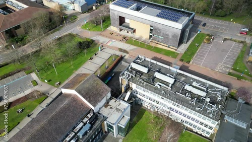 Wallpaper Mural High Angle Footage of Central Hatfield city of England Great Britain Torontodigital.ca