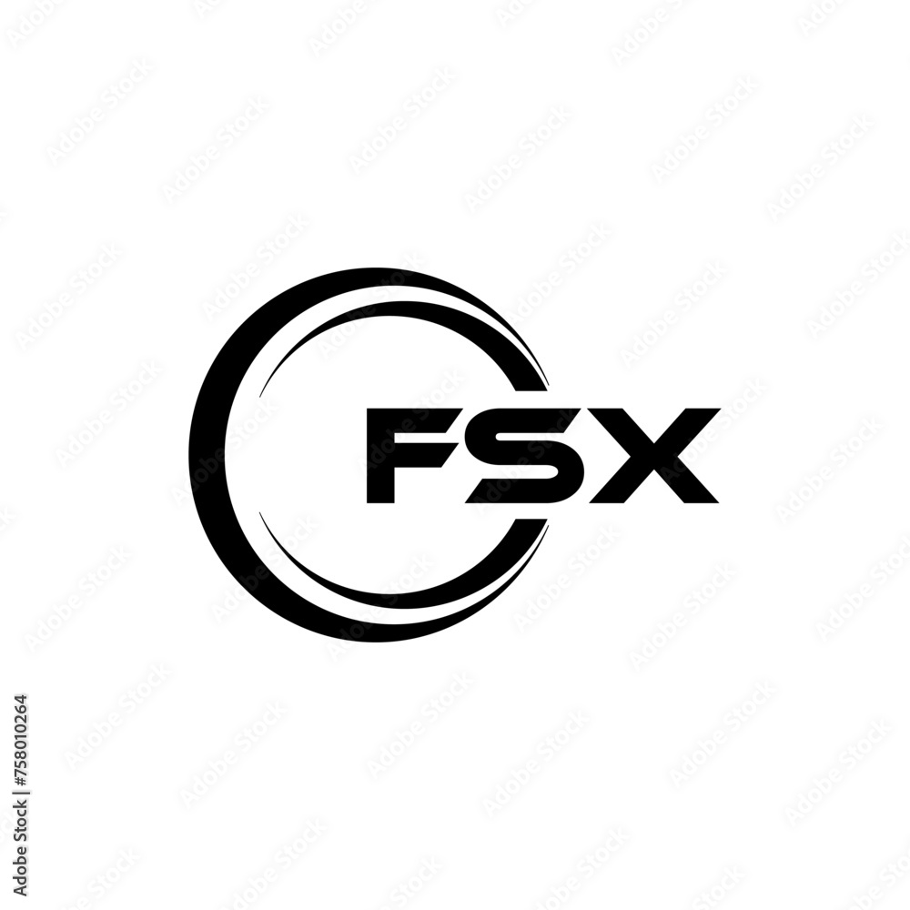 FSX letter logo design in illustration. Vector logo, calligraphy designs for logo, Poster, Invitation, etc. FSX letter logo design in illustration. Vector logo, calligraphy designs for logo, Poster, Invitation, etc.