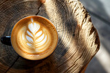 Close Up Coffee Cup On Wood Table, Coffee Mug Photo, Coffee Shop Interior, Professional Barista Coffee, Hot Drink Beverage, Cafe Shop, Caffeine Drink
