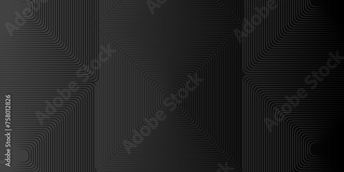 Abstract background with lines. Technology black background business geometrical spiral pattern. Abstract pattern architecture geometric background.
