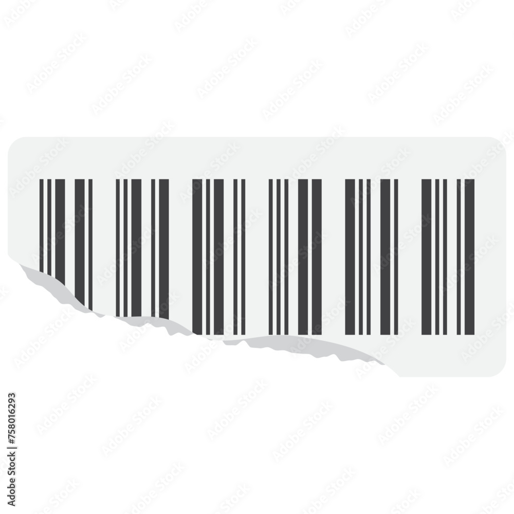Barcode Sticker Vector Barcode Sticker Vector
