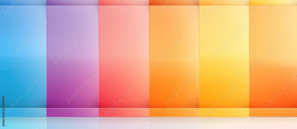 Colorful gradient template for various digital platforms.