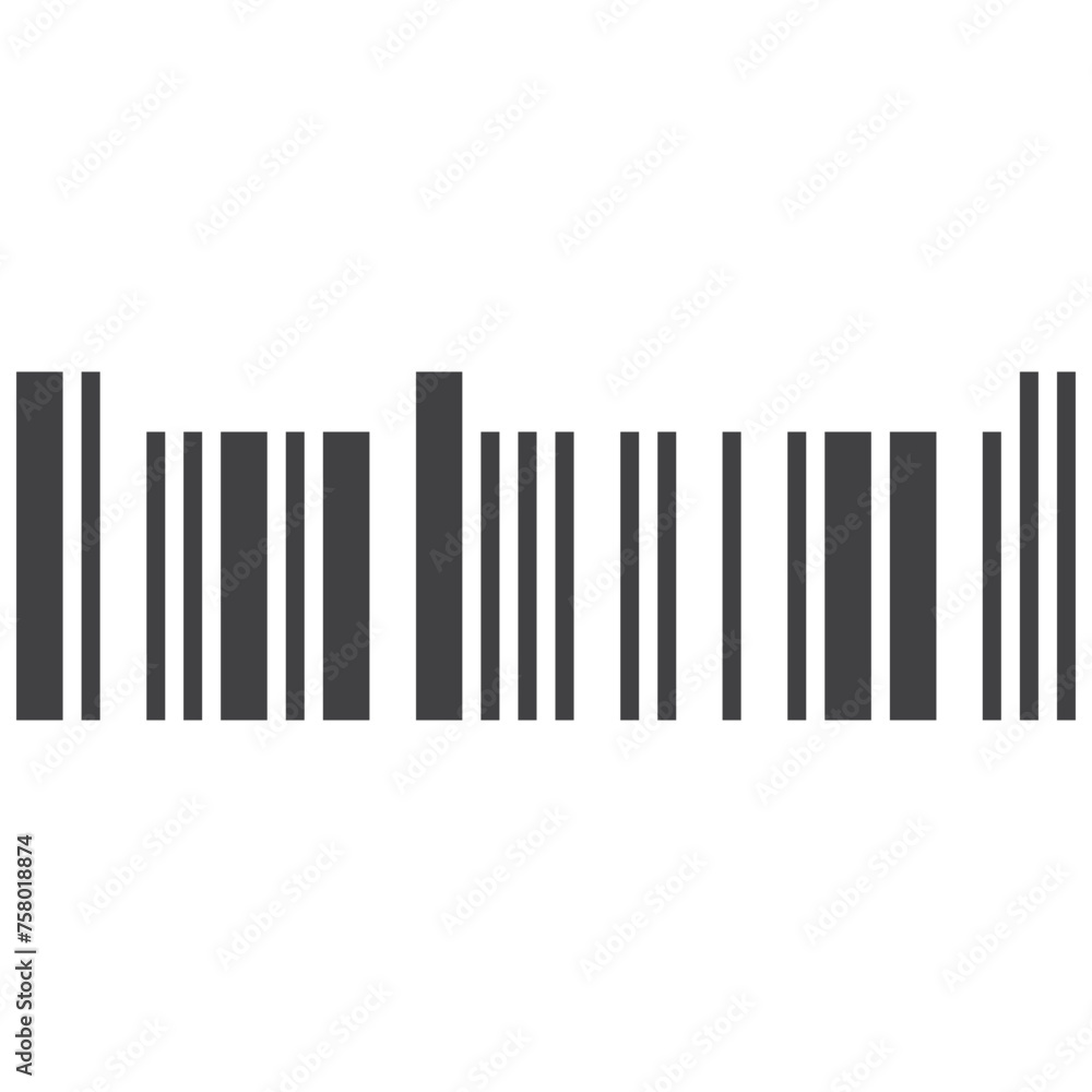 Flat Barcode Element Flat Barcode Element