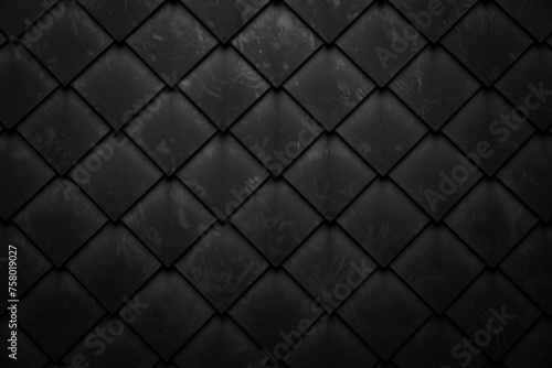 Diamond shaped fish scale tiled wall texture background