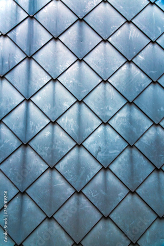 Diamond shaped fish scale t...