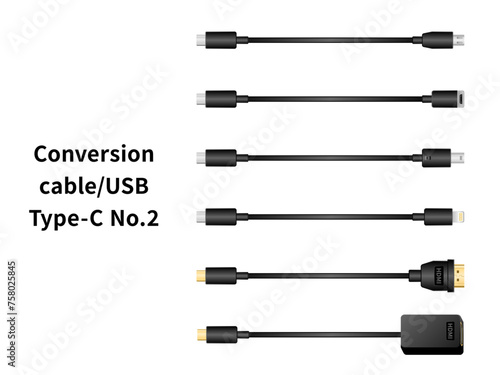 変換ケーブル/USB Type-C No.2
