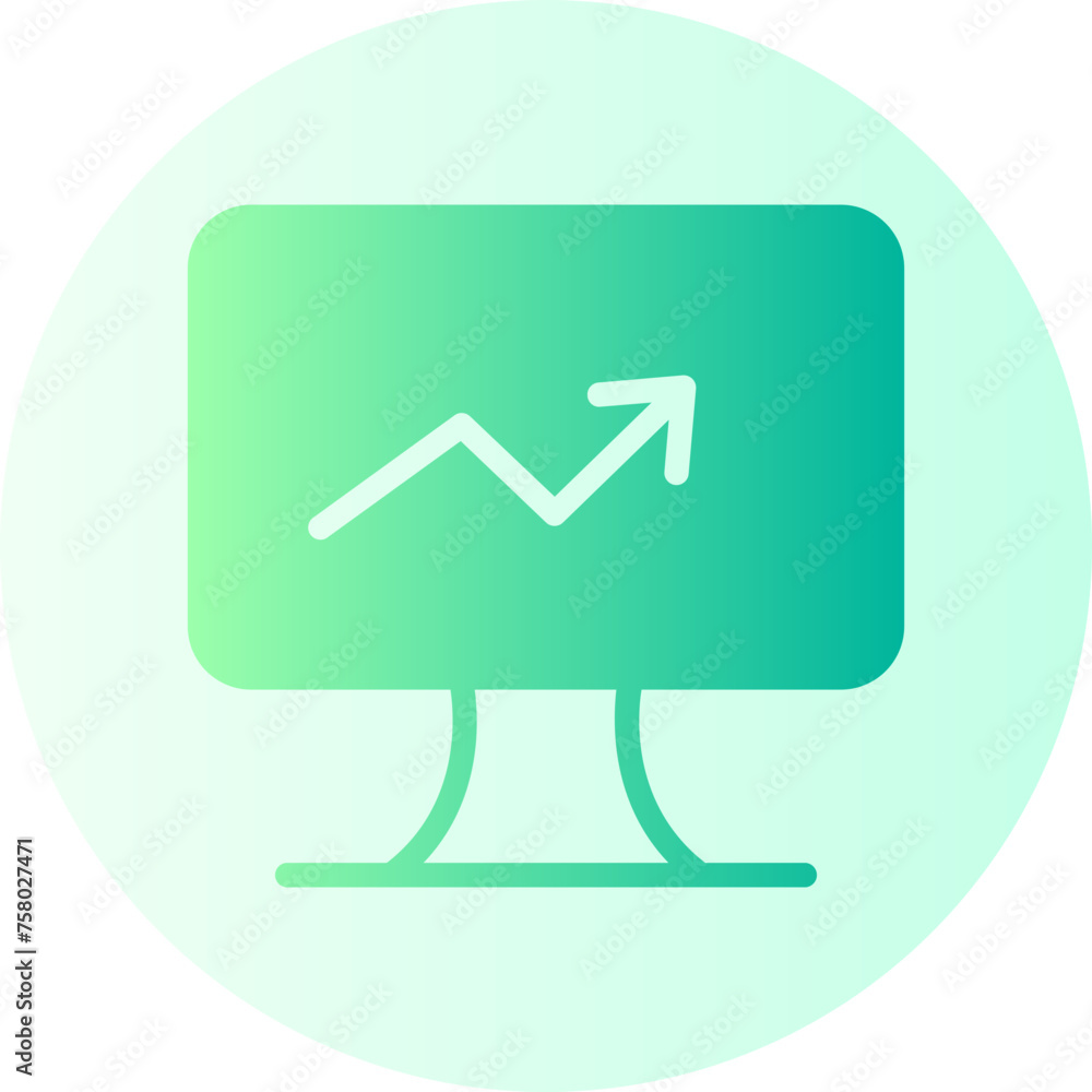 analytics gradient icon analytics gradient icon