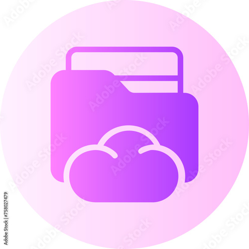 backup copy gradient icon