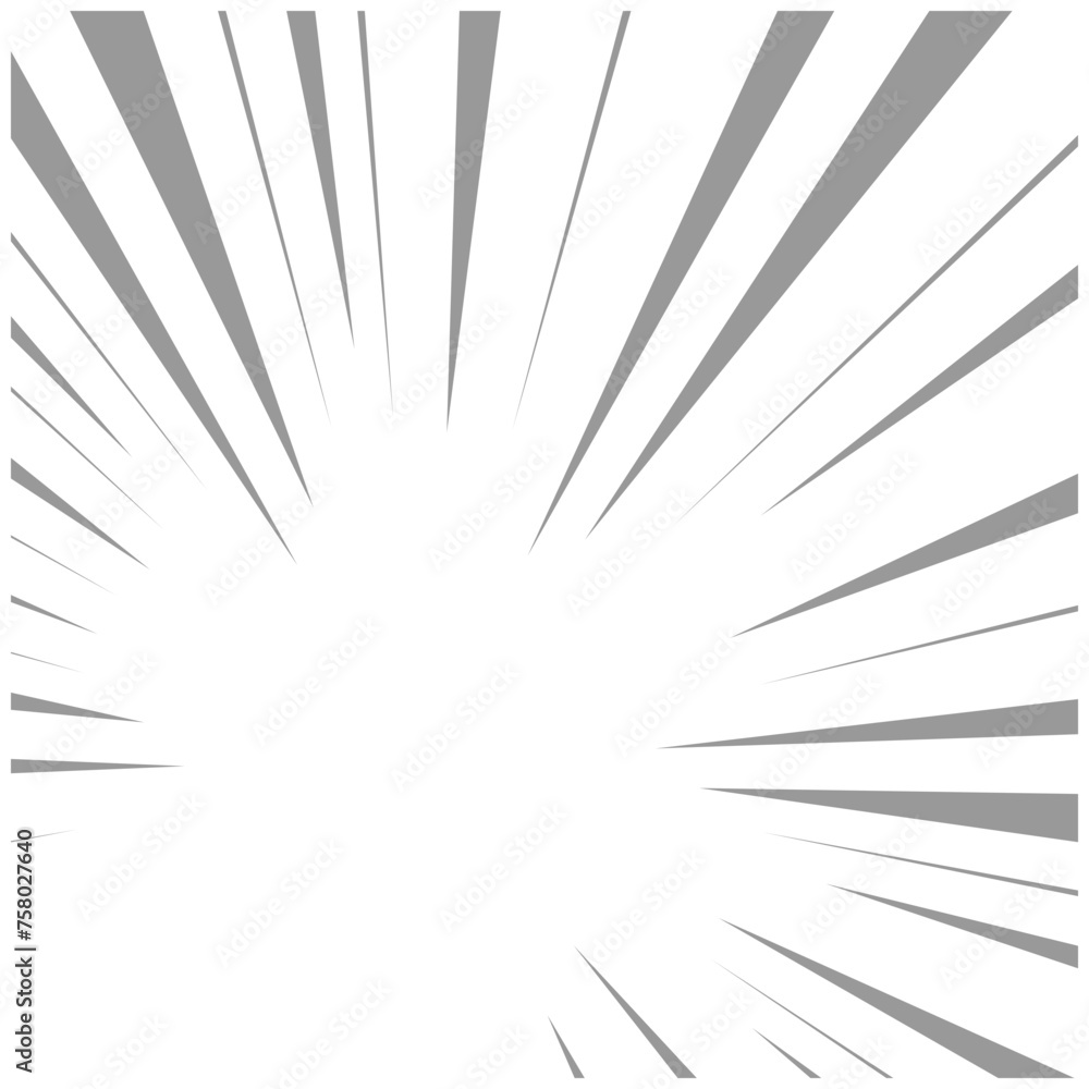 Obraz premium Speed Line Comic