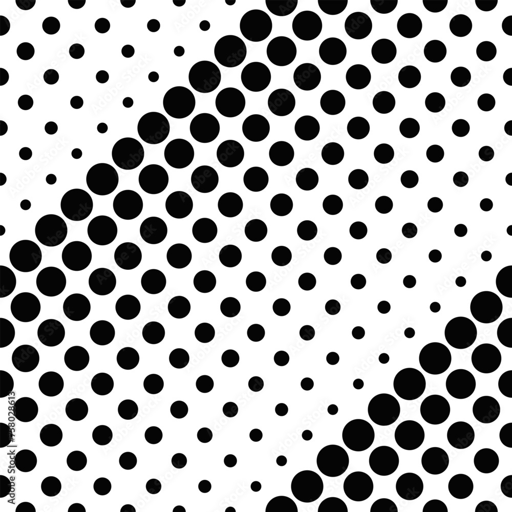 Dot pattern background - abstract monochrome vector graphic design from dots Dot pattern background - abstract monochrome vector graphic design from dots