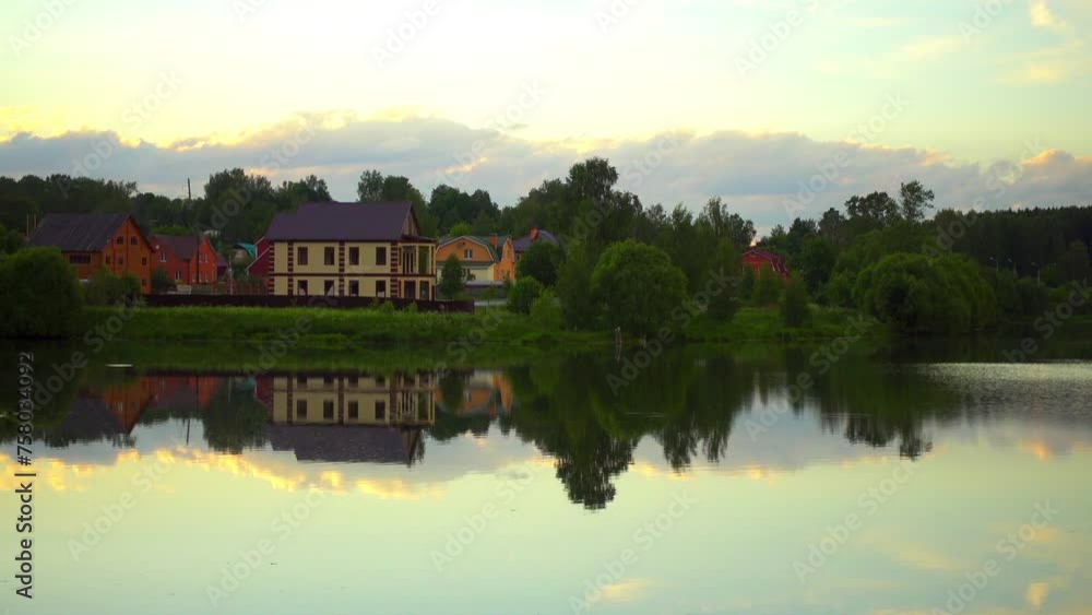Beautiful house on the quiet of a large lake. Beautiful house on the quiet of a large lake.