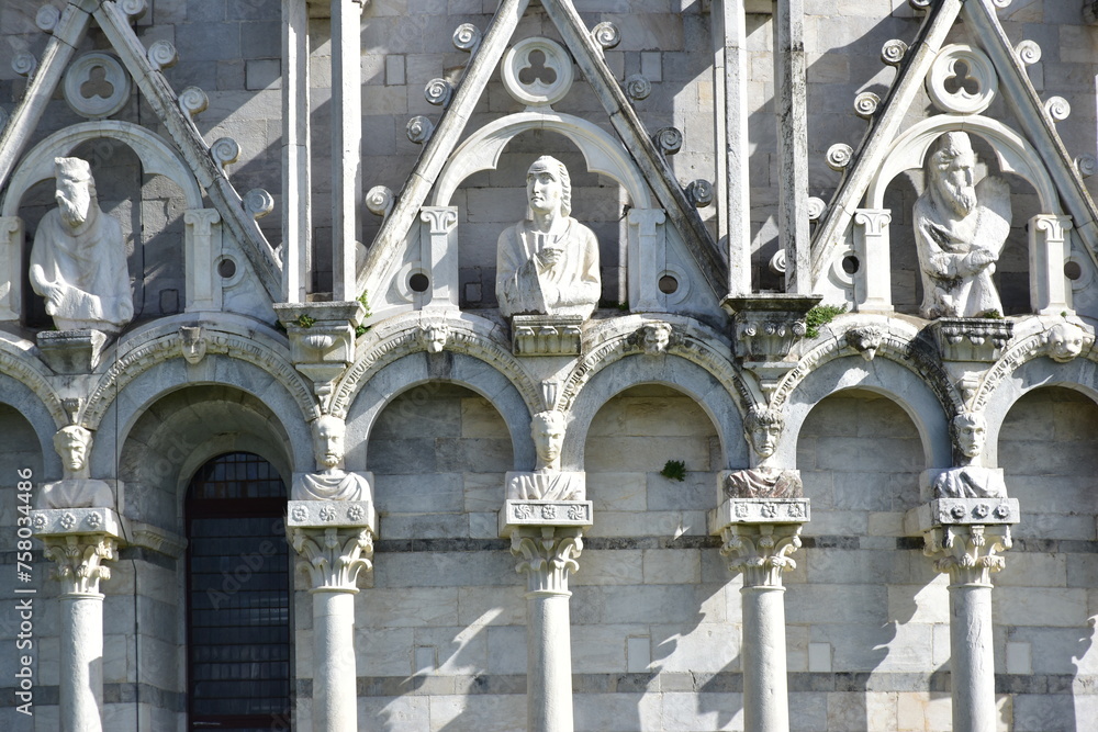 Battistero di san Giovanni, piazza dei miracoli Pisa. il più grande battistero del mondo. Italia