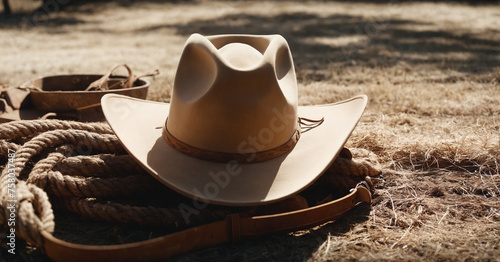 Vintage cowboy hat, embodying the essence of country western music.