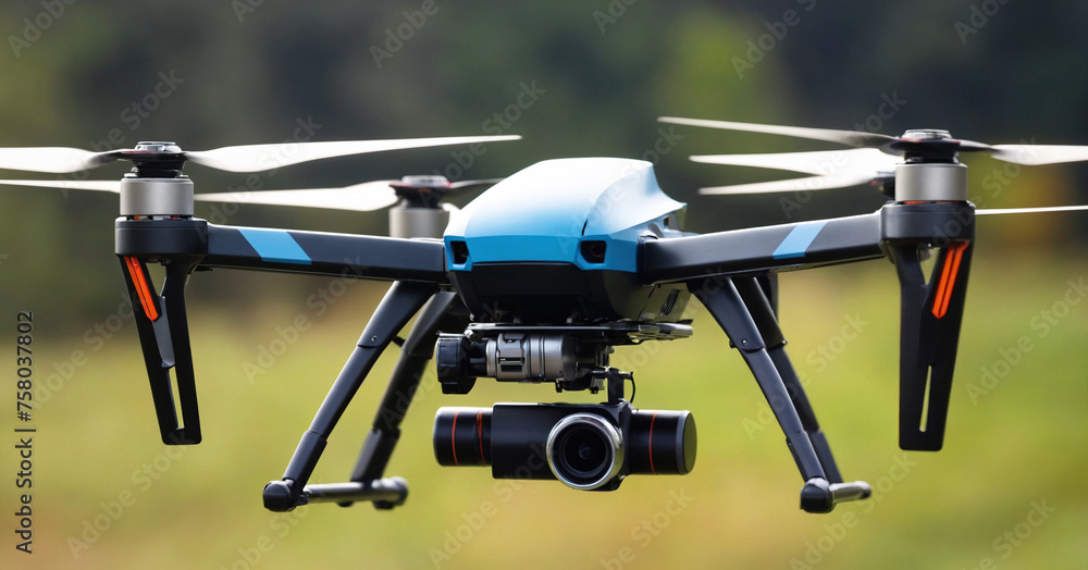Drone capturing aerial images with precision and stability. Drone capturing aerial images with precision and stability.