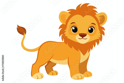 cute baby lion svg file