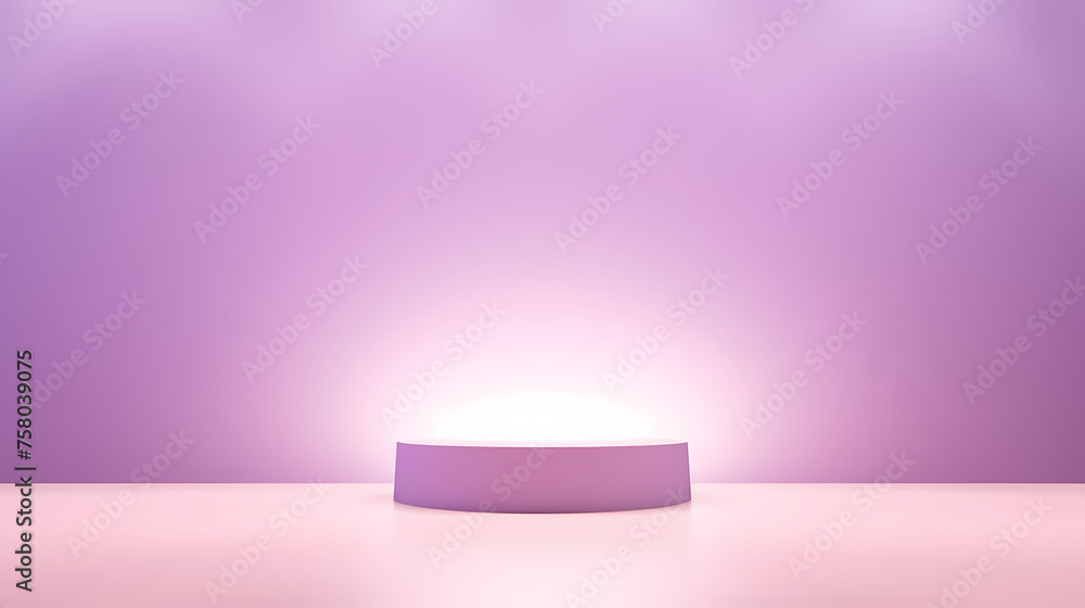 Light trails on podium, minimal abstract product placement background Light trails on podium, minimal abstract product placement background
