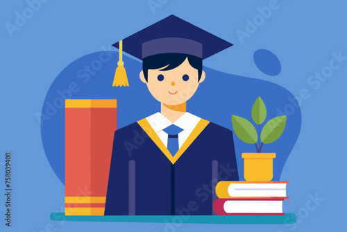 graduate school student svg file