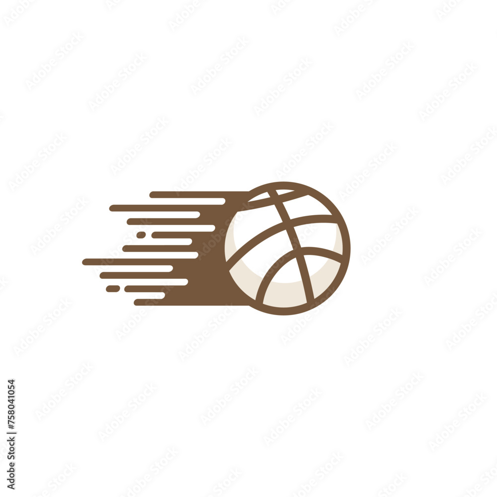 vector creative basketball outline design. vector creative basketball outline design.