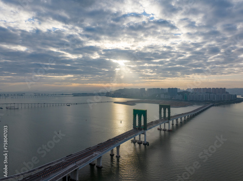 Sai Van Bridge at Morning, Macau