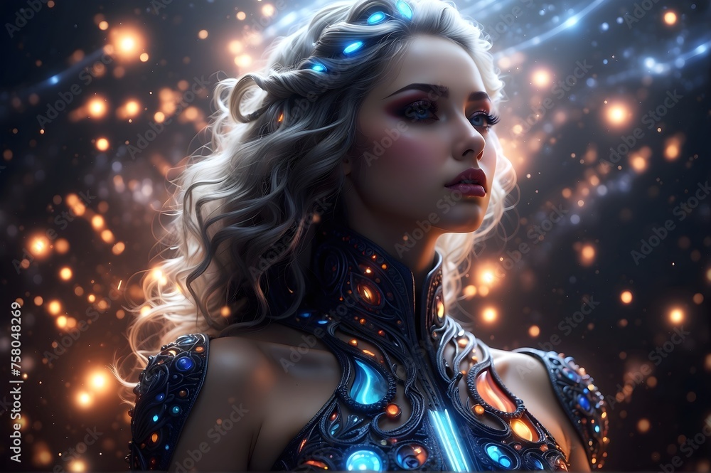 Fantasy Portrait - Schönheit aus dem All Fantasy Portrait - Schönheit aus dem All