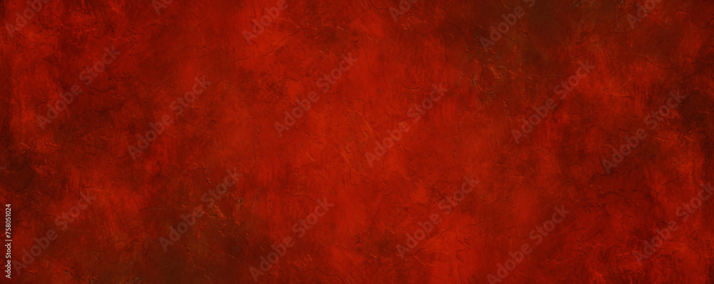 red grunge texture painted background