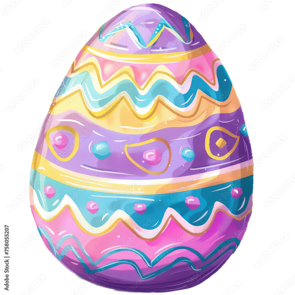 easter egg in a basket