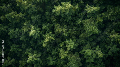 aerial view of green Forest  save the forest save the environment concept  eco friendly background or wallpaper 